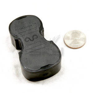 Yeanling Big Black Violin Shaped High Quality Rosin for Violin Viola Cello, Light and Low Dust