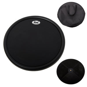 PAITITI 10 Inch Portable Practice Drum Pad with Carrying Bag