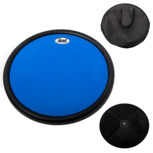 PAITITI 10 Inch Portable Practice Drum Pad with Carrying Bag