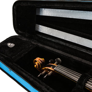 SKY Classic Violin Triangle Case Lightweight Blue Color Full Size