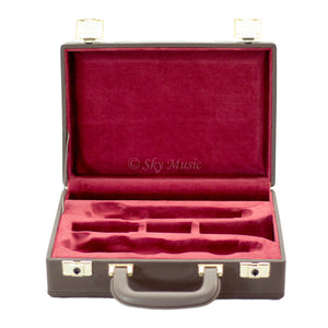 Professional Replacement Case for Bb Clarinet Imitation of Leather (Red or Black)