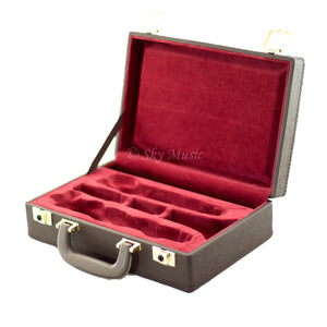 Professional Replacement Case for Bb Clarinet Imitation of Leather (Red or Black)