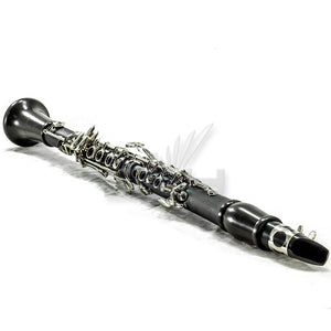 SKY Ebonite Bb Clarinet Ebony Neck and Bell with Case, Mouthpiece, 11 Reeds, Care kit and more