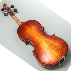 Professional Hand Made Violins 4/4 Full Size Beautiful Flamed Back Ebony Fitting
