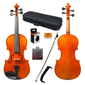 Paititi Intermediate Level Plus Hand Made Violin Highly Flamed Ebony Parts Package