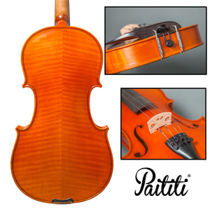 Paititi Intermediate Level Plus Hand Made Violin Highly Flamed Ebony Parts Package