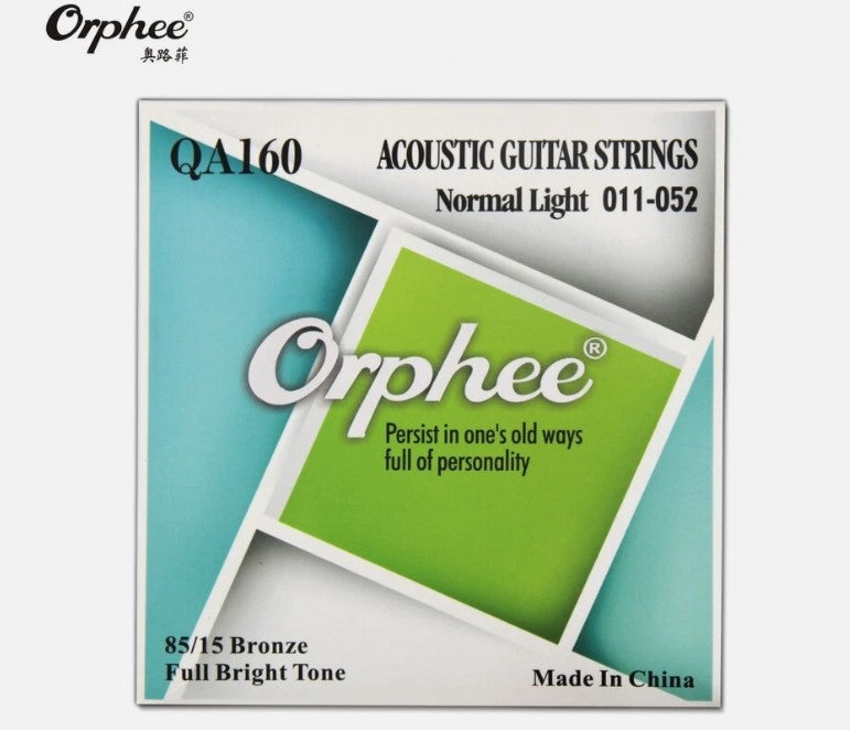 Orphee 85/15 Phosphor Bronze Acoustic Guitar String QA150/160/170