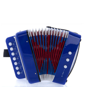 SKY Accordion Blue Color 7 Button 2 Bass Kid Music Instrument