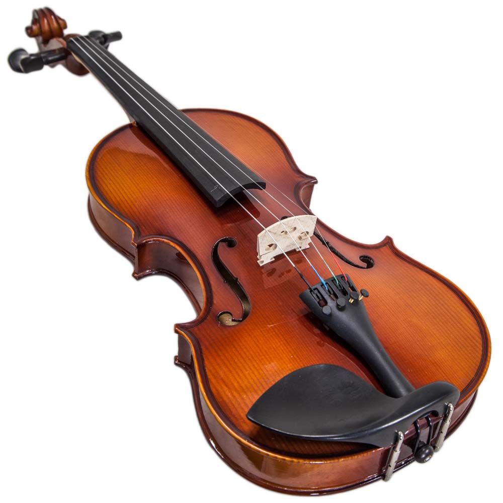 200 Series Wood Ebony Parts Student Violin Kit - Rosa Musical Instrument