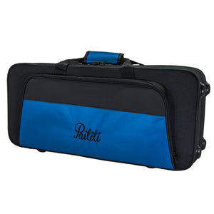 Paititi Lightweight Alto Saxophone Case, Strong, Durable with Backpack Straps Black/Blue