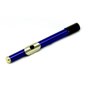 Sky C Foot Flute Blue/Gold Open Hole Band Approved