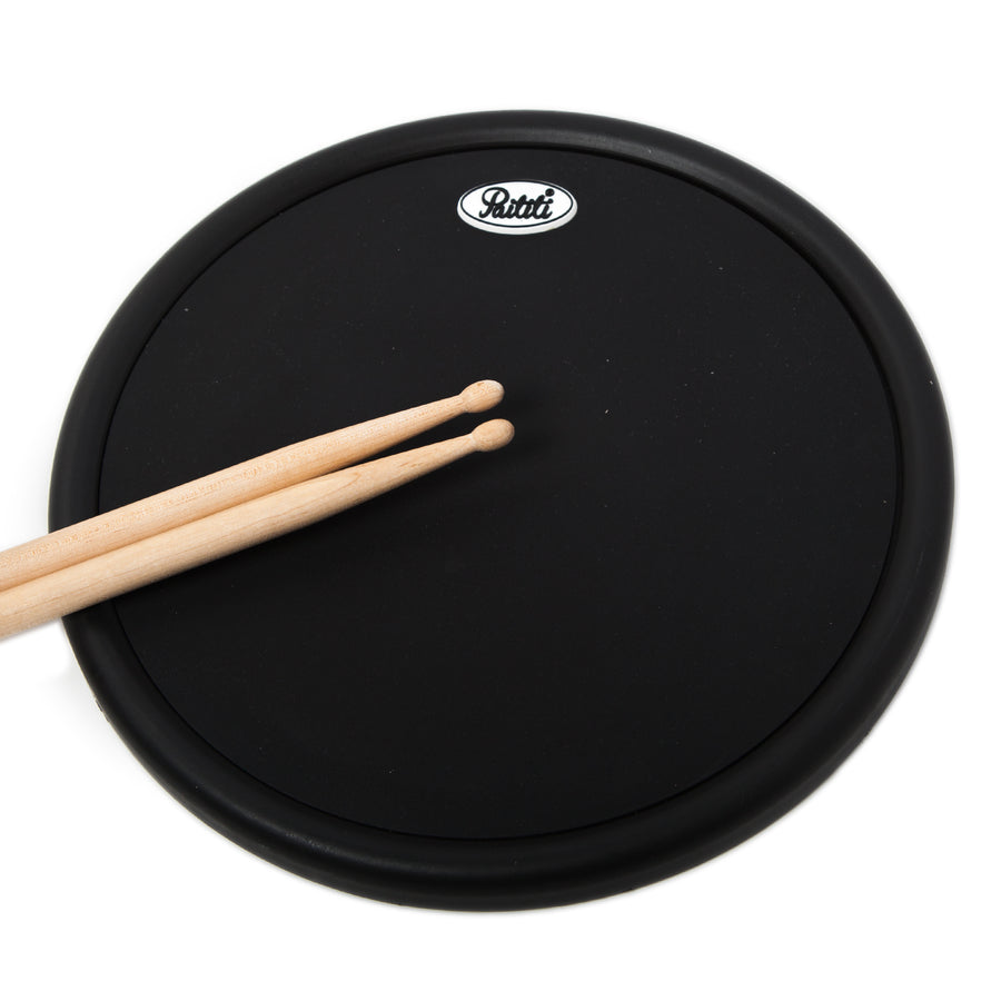PAITITI 10 Inch Portable Practice Drum Pad with Carrying Bag
