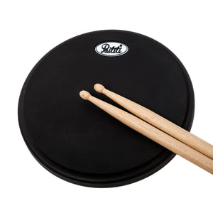 PAITITI 8 Inch Portable Practice Drum Pad with Carrying Bag