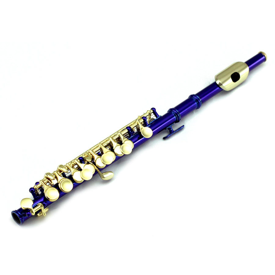 Sky(Paititi) Band Approved Blue Lacquer Plated Piccolo Key of C Starter Kit
