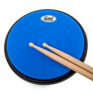 PAITITI 8 Inch Portable Practice Drum Pad with Carrying Bag