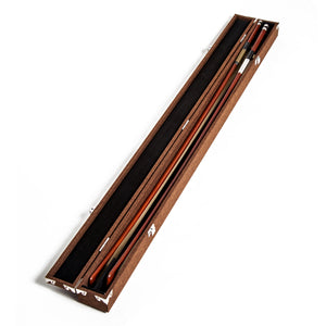 SKY High Density Board Bow Case for Two(2) Violin/Viola/Cello Bow Strong and Durable Brown Color