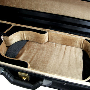 SKY Violin Oblong Case Solid Wood Imitation Leather Black/Black Khaki