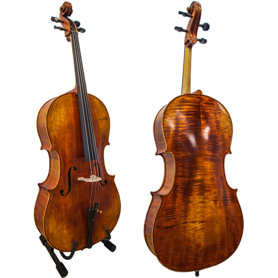 Paititi PT200 Solid Wood Ebony Fitted 4/4 Professional Acoustic Cello Kit