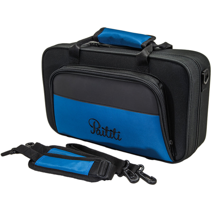 Paititi Lightweight Bb Clarinet Case, Backpackable, Shoulder Strap with Exterior Pocket