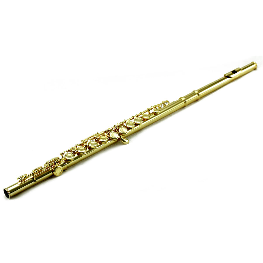 Sky C Foot Flute Gold/Gold Closed Hole Band Approved