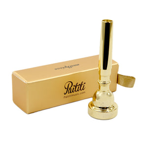 Paititi Gold/Silver Plated Classic/Rich Tone Bb 1C/3C/5C/7C Trumpet Mouthpiece