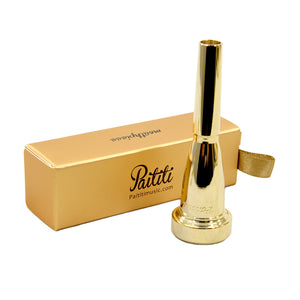 Paititi Gold/Silver Plated Classic/Rich Tone Bb 1C/3C/5C/7C Trumpet Mouthpiece