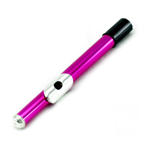 Sky C Foot Flute Hot Pink Silver Closed Hole Band Approved