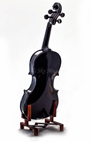 SKY 4/4 Full Size SKYVN201 Solid Maple Wood Black Violin