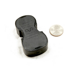 Yeanling Black Violin Shaped High Quality Rosin for Violin Viola Cello, Light and Low Dust