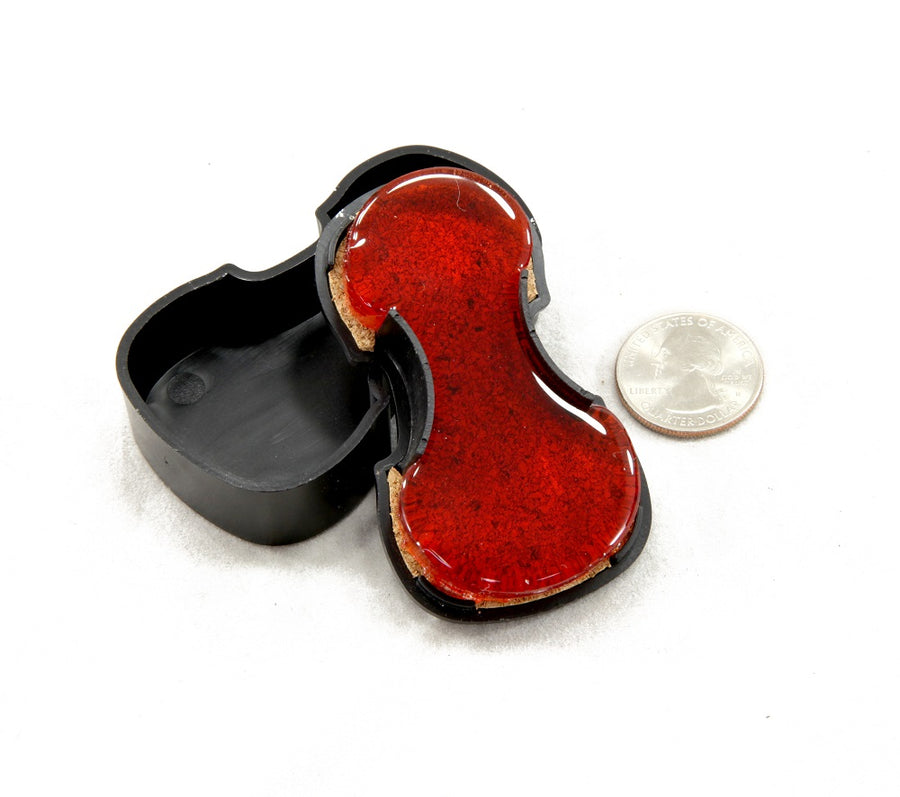 Yeanling Black Violin Shaped High Quality Rosin for Violin Viola Cello, Light and Low Dust