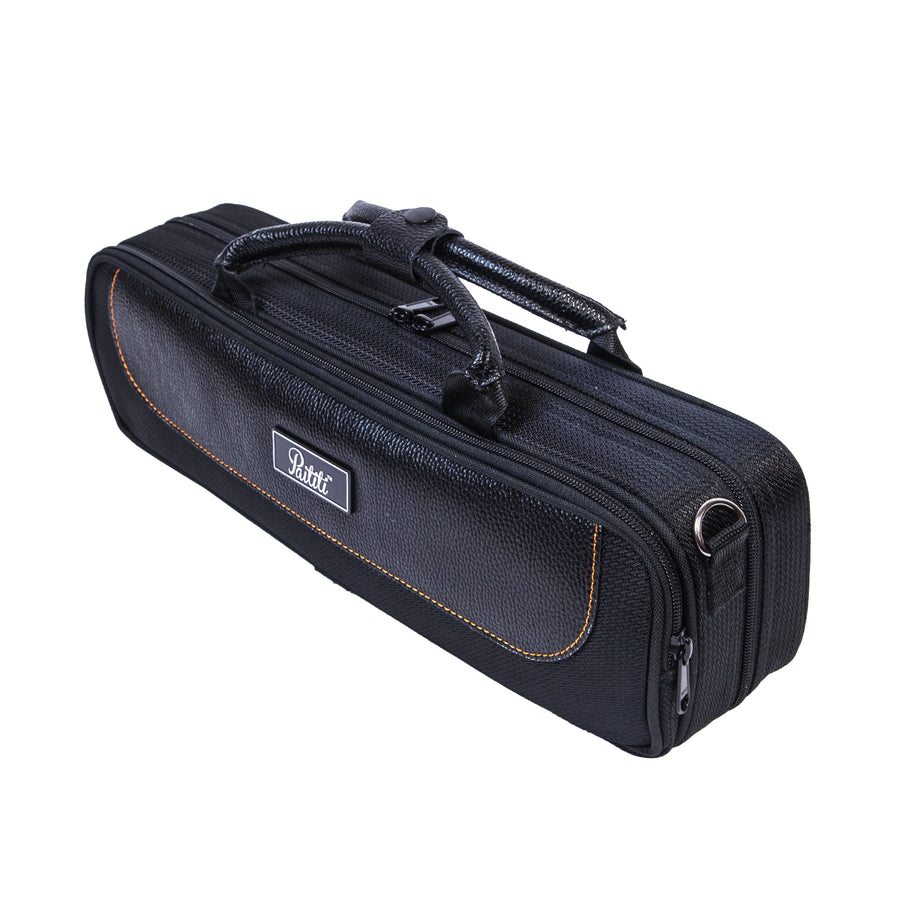 Paititi Genuine Leather B/C Flute Lightweight Case with Shoulder Strap