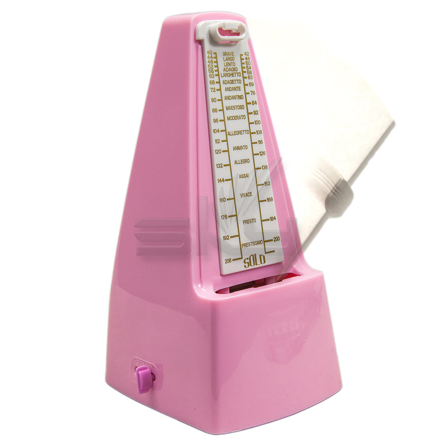High Quality New Style SOLO350 Mechanical Metronome Pink Color