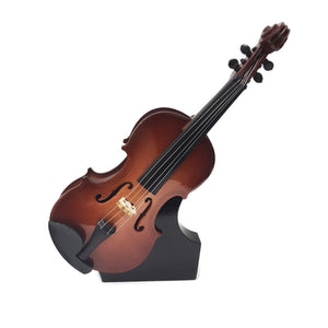 Sky Mini Cute Cello Shape Music Box with Delicate Stand