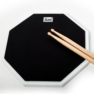 PAITITI 10 Inch Portable Practice Drum Pad with Carrying Bag
