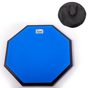 PAITITI 10 Inch Portable Practice Drum Pad with Carrying Bag