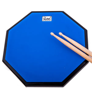 PAITITI 10 Inch Portable Practice Drum Pad with Carrying Bag