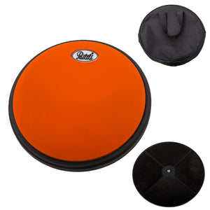 PAITITI 8 Inch Portable Practice Drum Pad with Carrying Bag