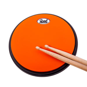 PAITITI 8 Inch Portable Practice Drum Pad with Carrying Bag