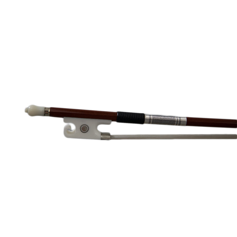 Sky 4/4 Full Size Violin Bow Brazil Wood Mongolian Horsehair Round Stick White Ox Horn Artist Frog