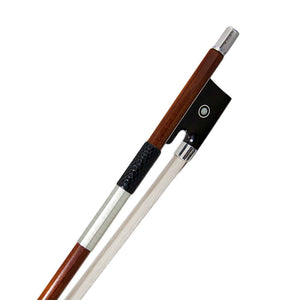 Sky 4/4 Full Size Pernambuco Violin Bow with Silver Part Double Pearl Eye
