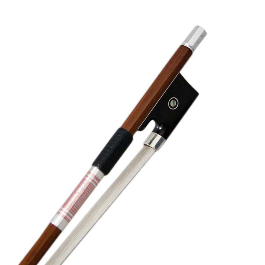 Sky 4/4 Full Size Pernambuco Violin Bow with Silver Part Double Pearl Eye