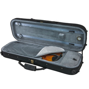 SKY QF14 Oblong Shape Lightweight Violin Case with Hygrometer