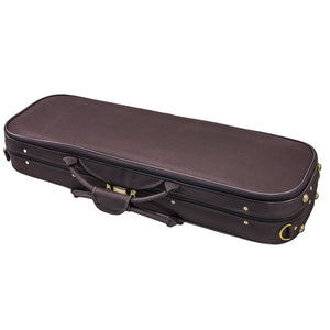 SKY QF20 Oblong Lightweight Violin Case with Hygrometer Brown/Khaki