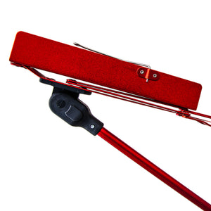 Paititi Brand New Strong Durable Adjustable Folding Music Stand Red