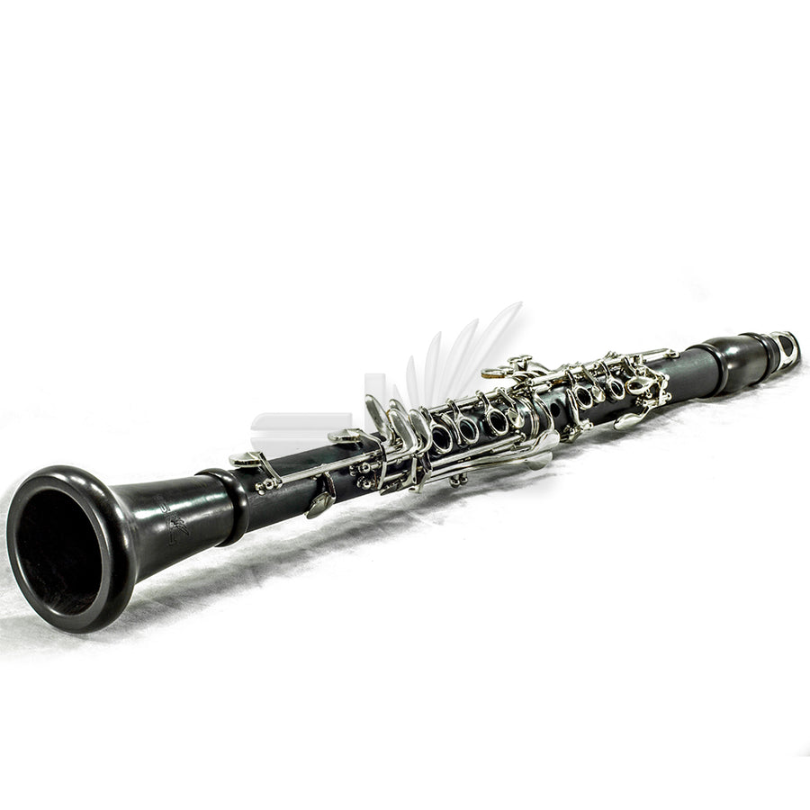 SKY Ebonite Bb Clarinet Ebony Neck and Bell with Case, Mouthpiece, 11 Reeds, Care kit and more
