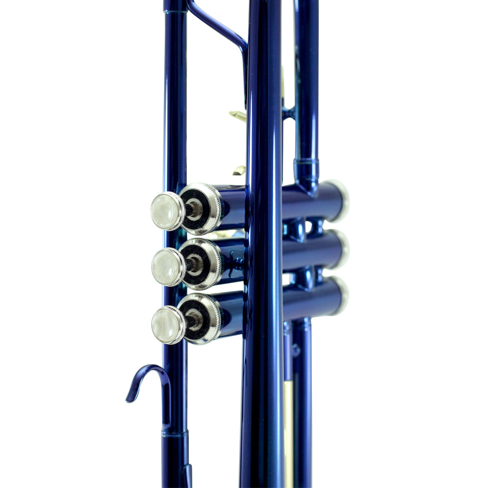 Sky Band Approved Blue Lacquer Plated Brass Bb Trumpet Guarantee