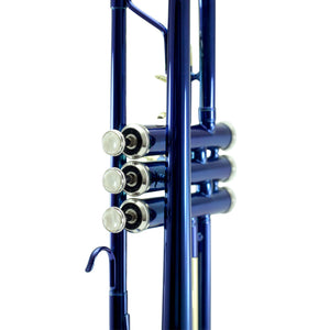 Sky Band Approved Blue Lacquer Plated Brass Bb Trumpet Guarantee Top Quality Sound