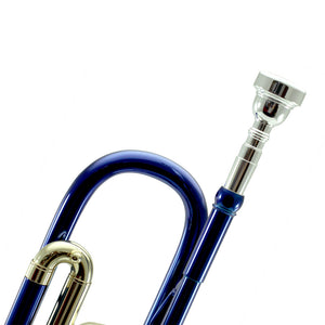 Sky Band Approved Blue Lacquer Plated Brass Bb Trumpet Guarantee Top Quality Sound