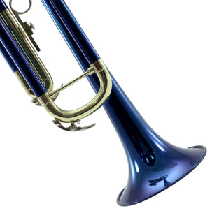 Sky Band Approved Blue Lacquer Plated Brass Bb Trumpet Guarantee Top Quality Sound