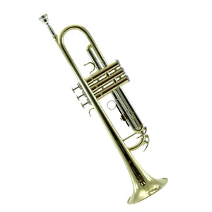 Sky Band Approved Gold Lacquer Plated Brass Bb Trumpet Guarantee Top Quality Sound